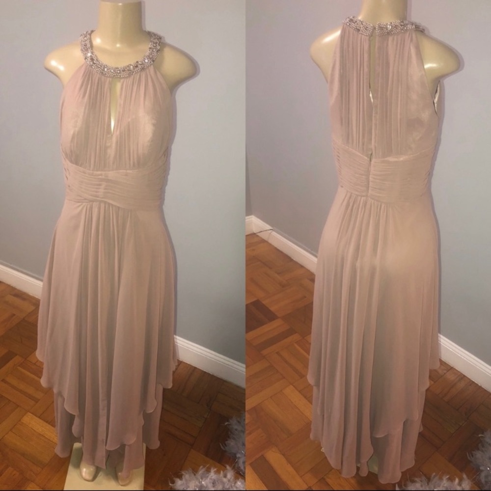 Rose Long Party Dress